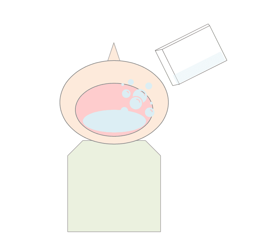うがいをする