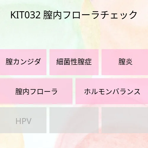 kit032 膣内フローラチェック